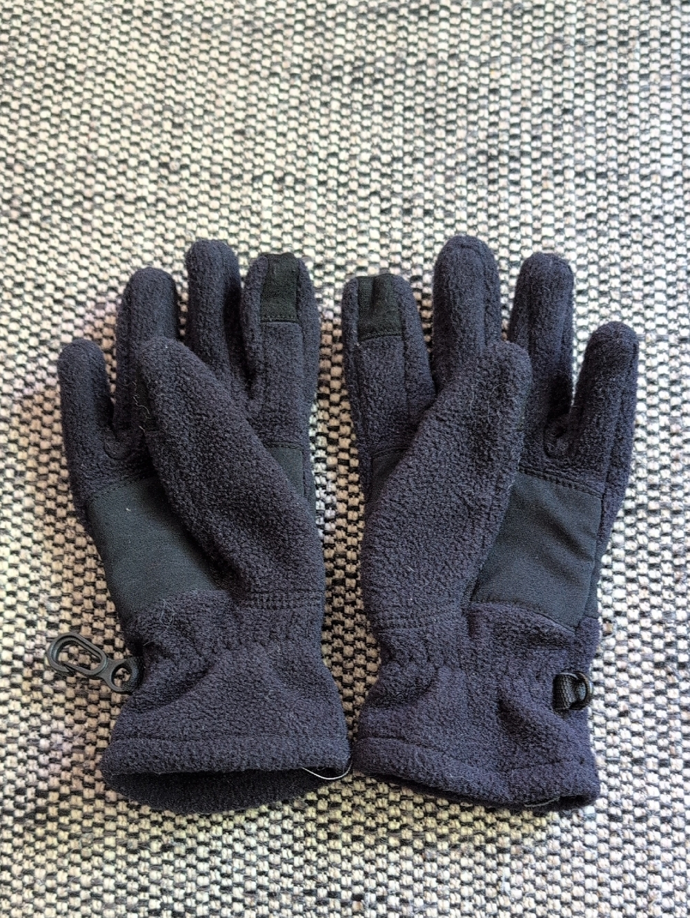 Columbia Black Kids Fleece Mittens